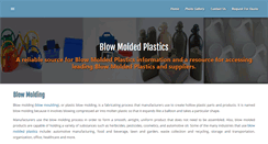 Desktop Screenshot of blowmoldedplastic.com